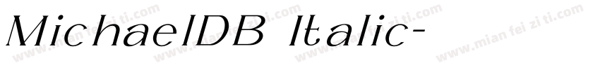 MichaelDB Italic字体转换